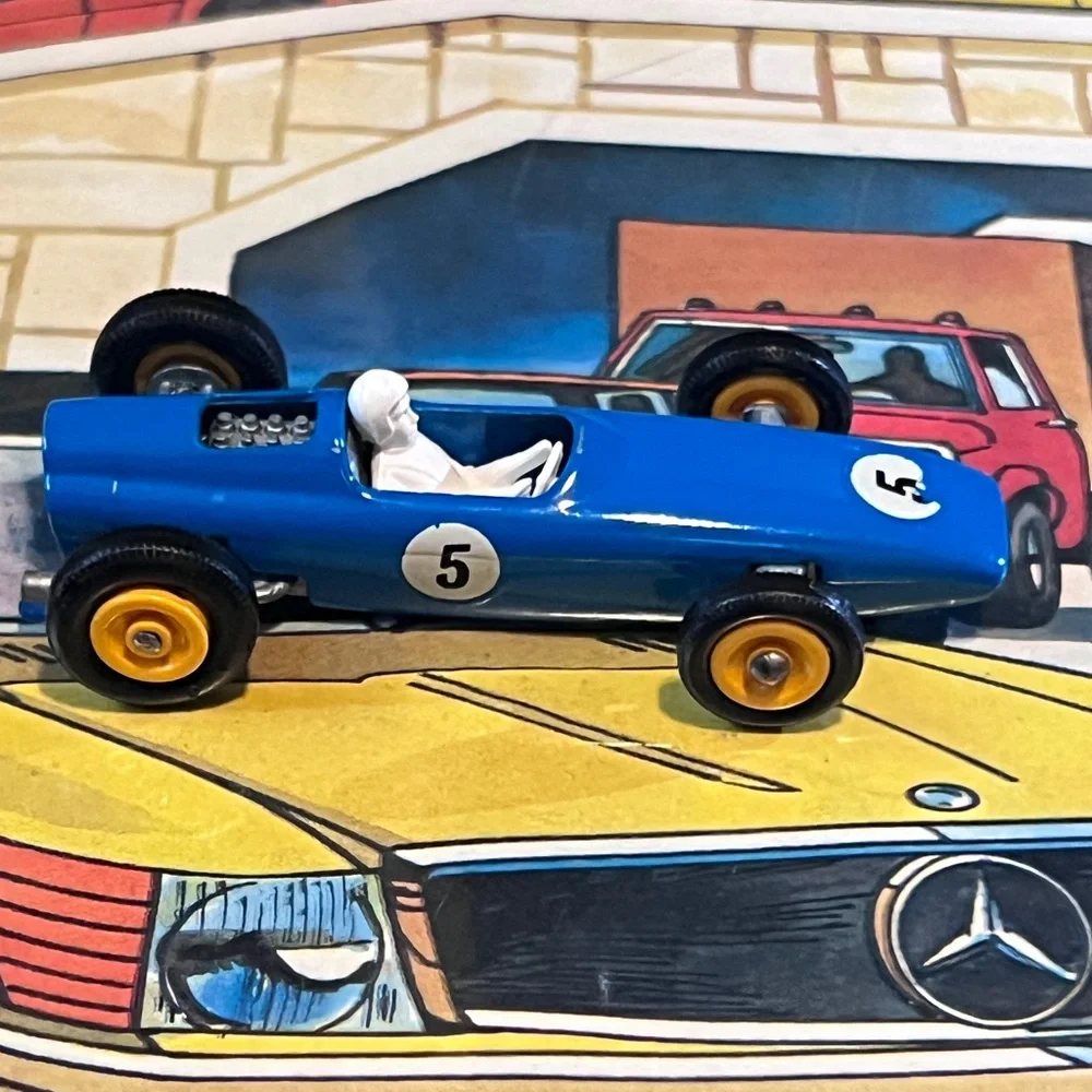 Vintage Matchbox No 52 BRM Formula 1 Lesney 1965 Blue #5 F1 Car Original Driver